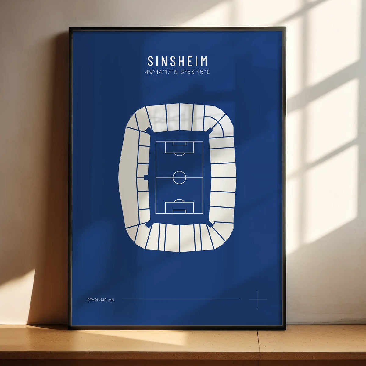 Sinsheim — Stadionplan DE / 13