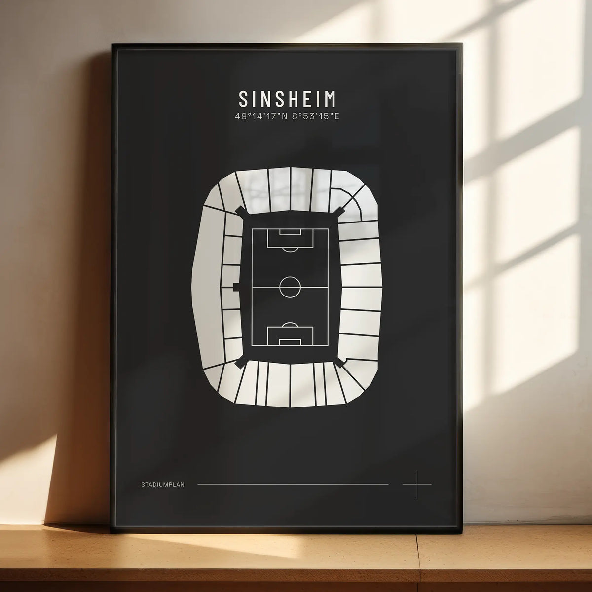 Sinsheim — Stadionplan DE / 13