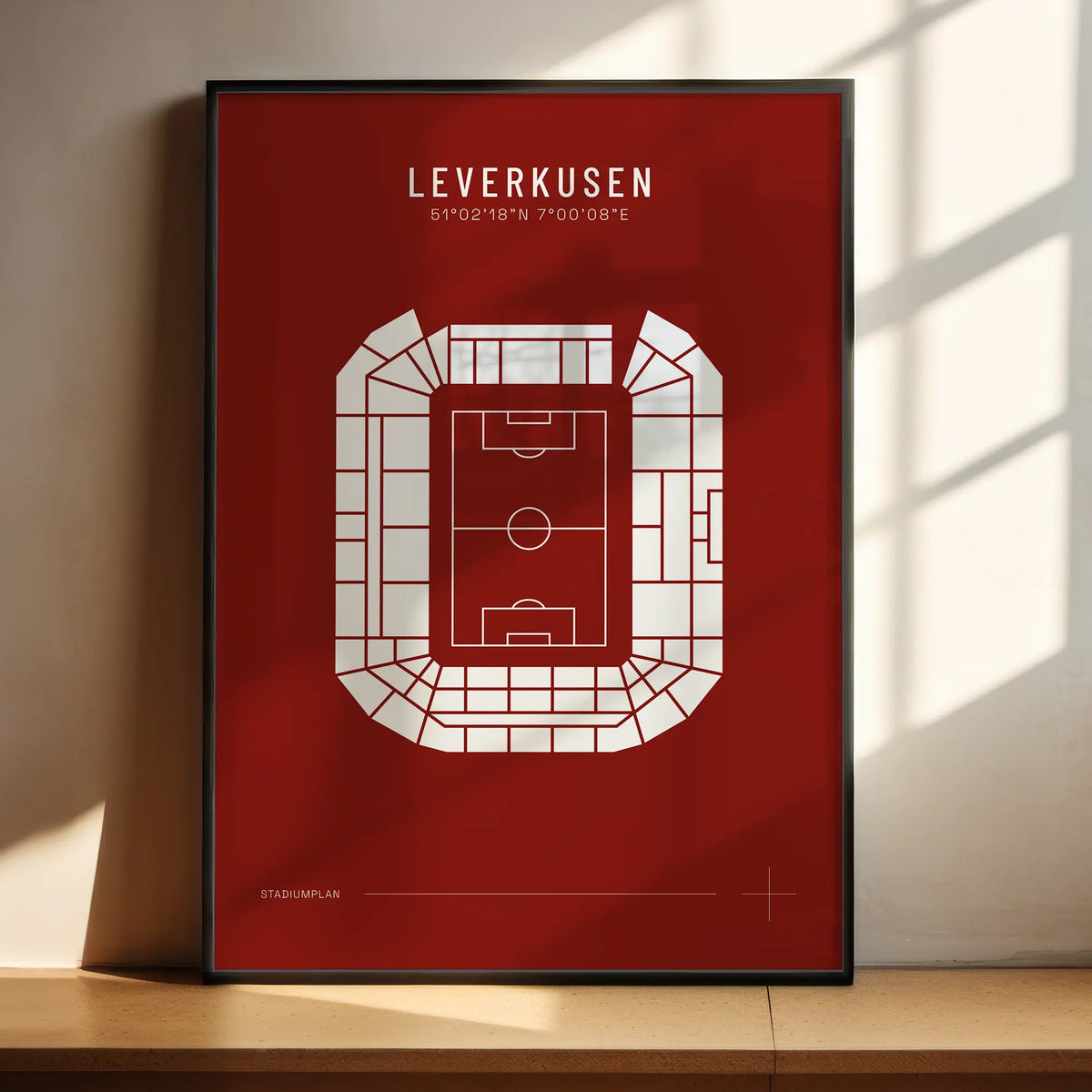 Leverkusen — Stadionplan DE / 16