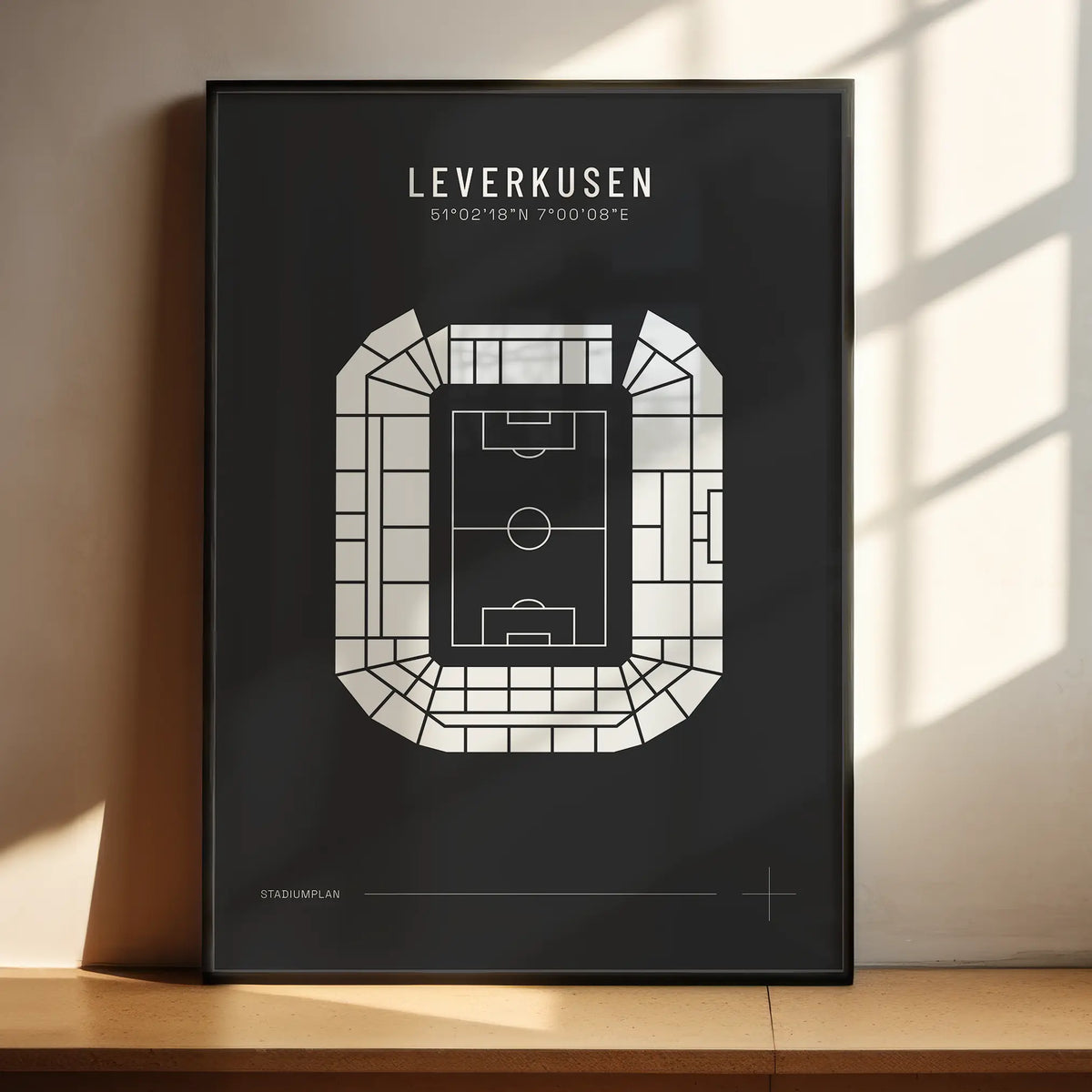Leverkusen — Stadionplan DE / 16