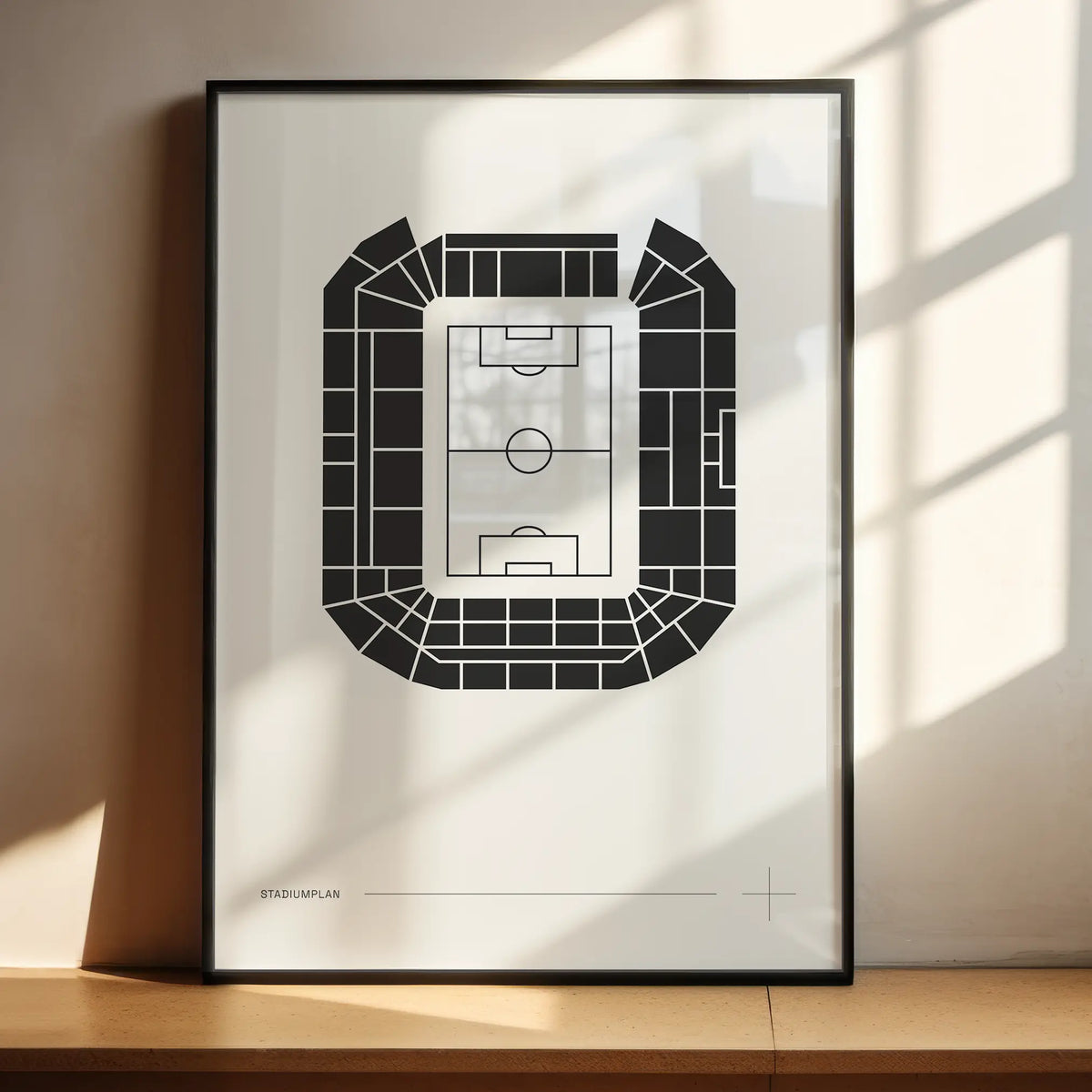 Leverkusen — Stadionplan DE / 16