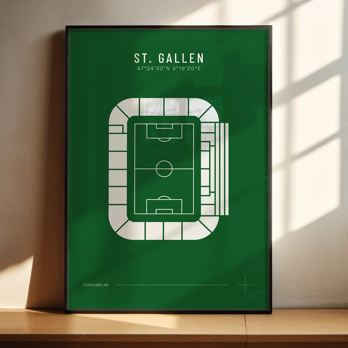 St. Gallen — Stadionplan CH / 1