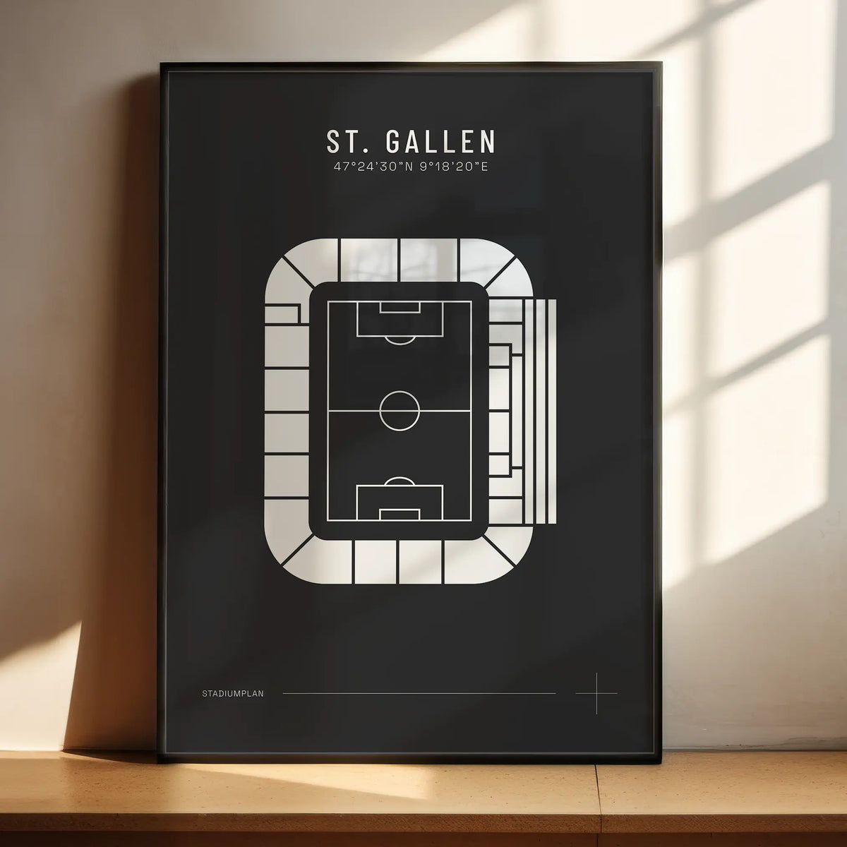 St. Gallen — Stadionplan CH / 1