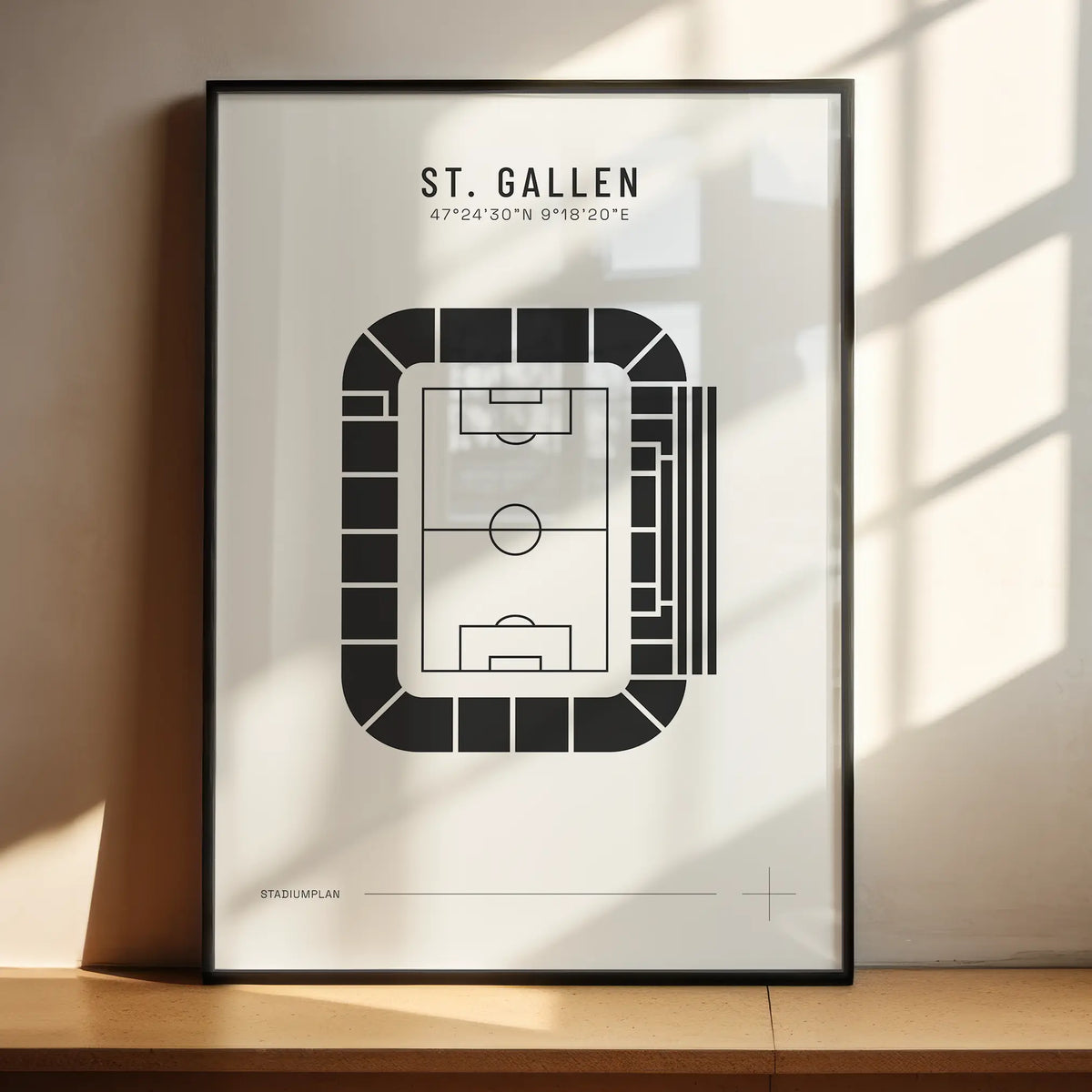 St. Gallen — Stadionplan CH / 1