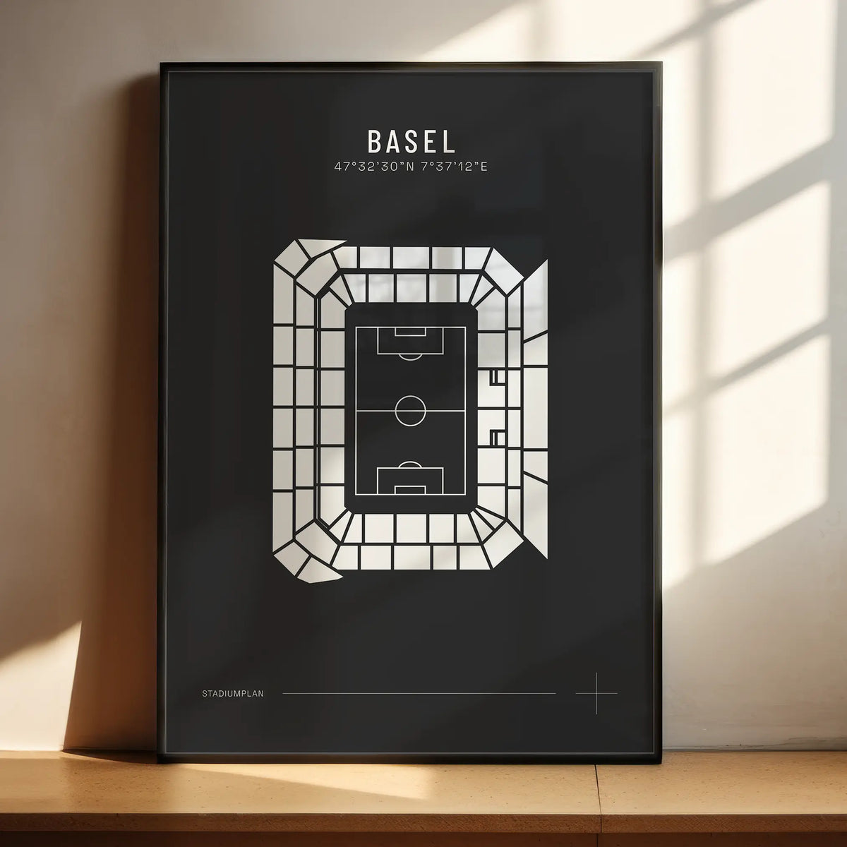 Basel — Stadionplan CH / 3