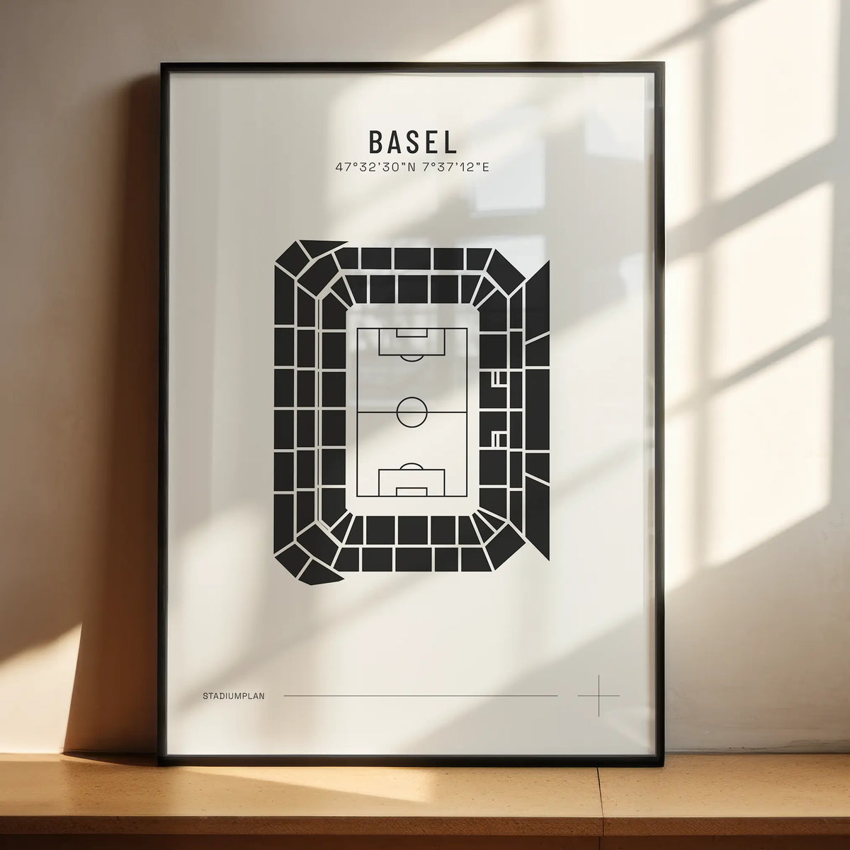 Basel — Stadionplan CH / 3