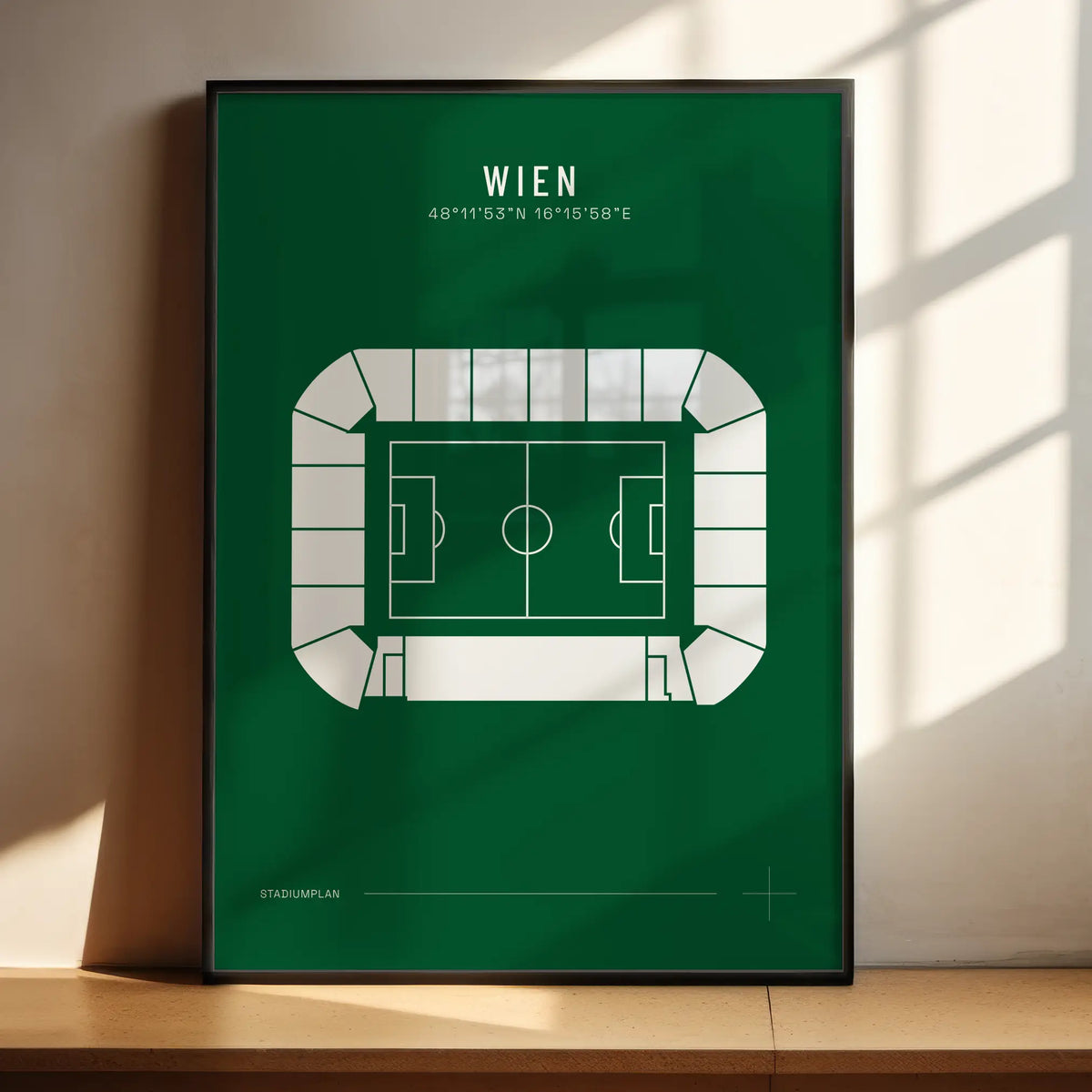 Wien-Hütteldorf — Stadionplan AT / 2